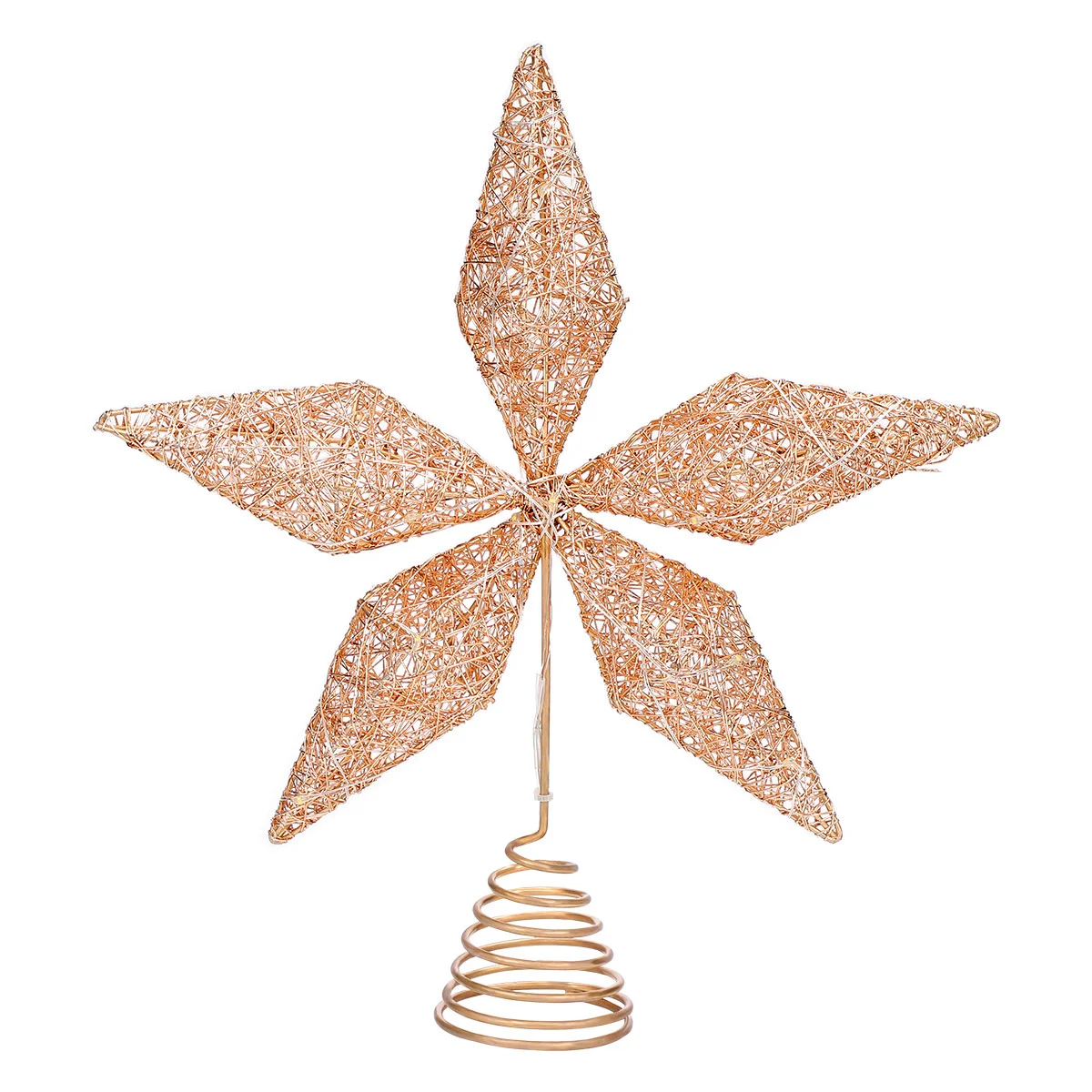 

Christmas Tree Topper Glitter Star Shaped Lamp Xmas Tree Ornament Treetop Star Tree lights for Shopping Mall Office Home