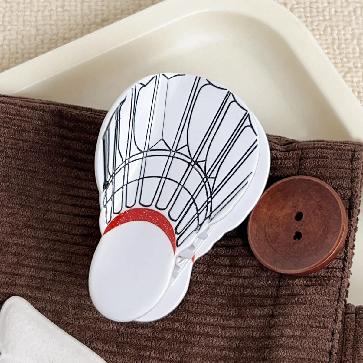 BYL новые заколки для волос бадминтона и напитков ручной работы из ацетата