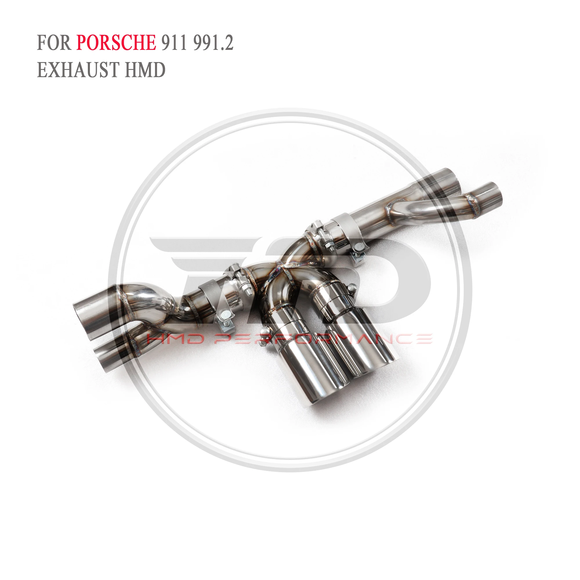 Выхлопная система HMD с высокой пропускной способностью Catback для Porsche 911 991.2