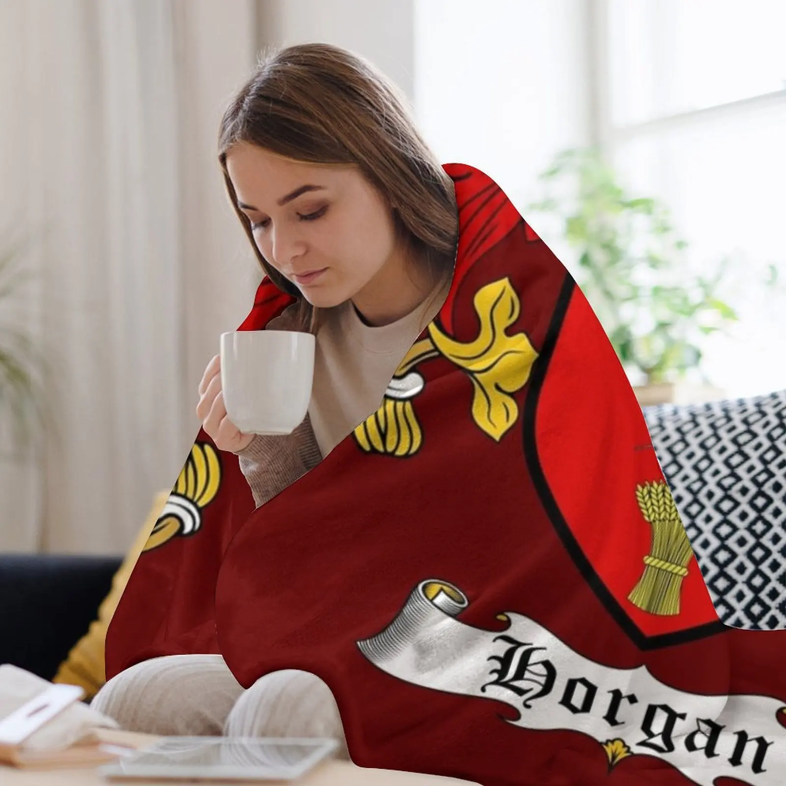 HORGAN FAMILY CREST плед флис