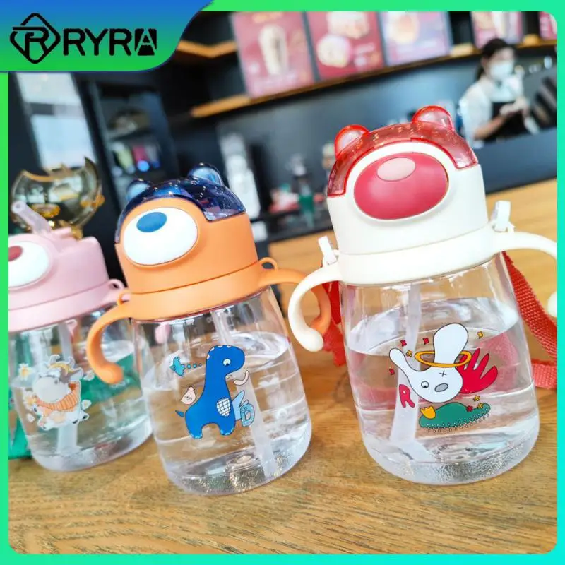 

Sports Straw Cup Straws 12.7x15.7cm Drinking Bottle Outdoor Cold Drinks Carrying Cups Water Bottles For Girls Juice Cups Cute