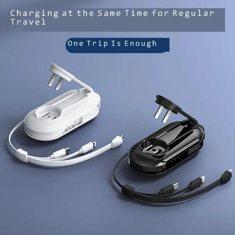 

One driven three fast charging data cable Android three in one flexible mobile phone charging cable typec for Apple applicable