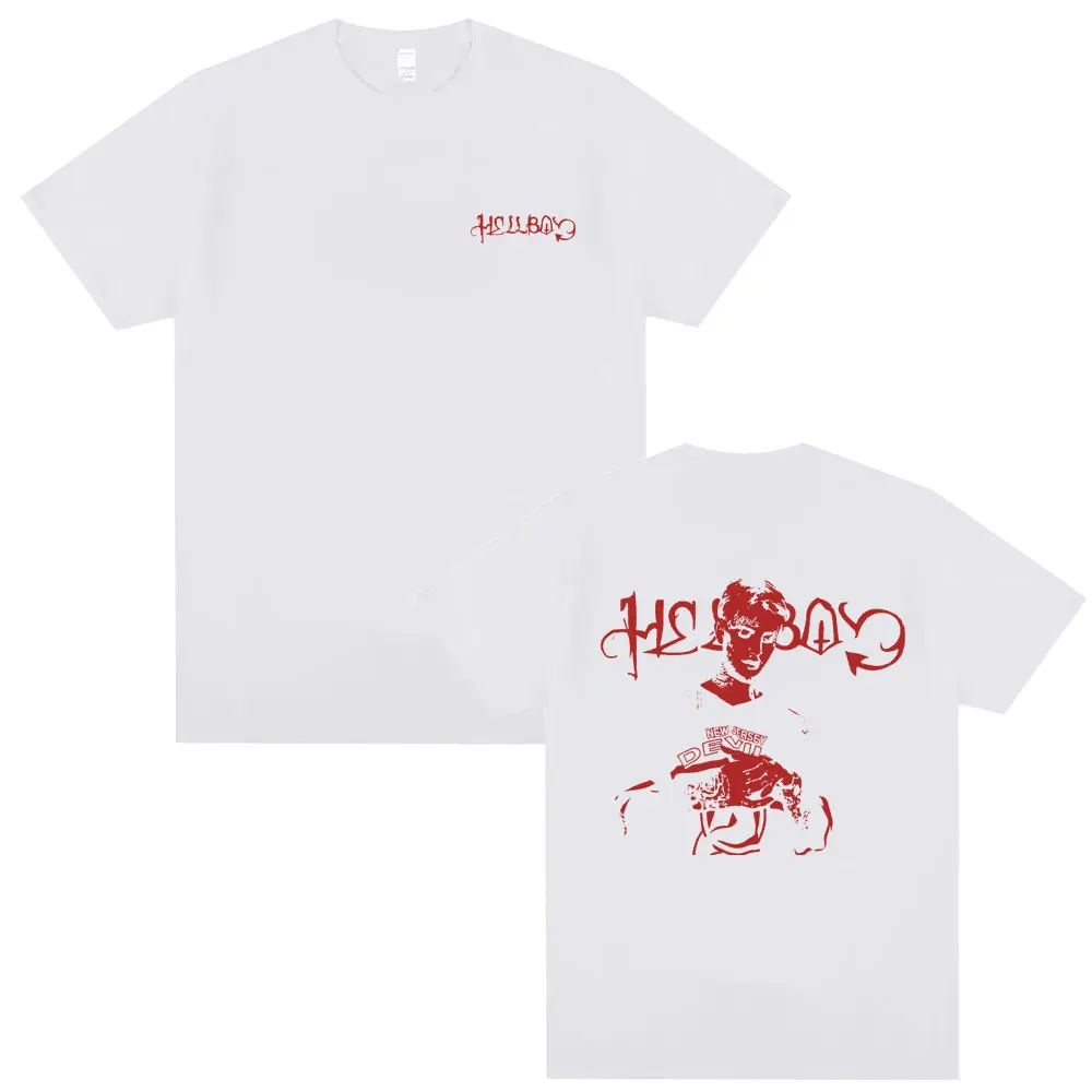 Rapper Lil Peep Crybaby Hellboy Graphic T-shirts Men Women Clothing Hip Hop Oversized T Shirts Men's Casual Pure Cotton Tshirt (art.: 3920ca4b04435) - 3920ca4b04435