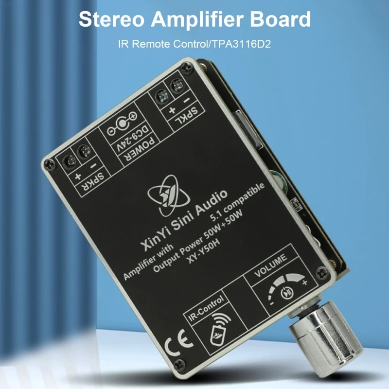 Bluetooth-совместимые музыкальные цифровые усилители мощности 5.0 стереоплата 50Wx2