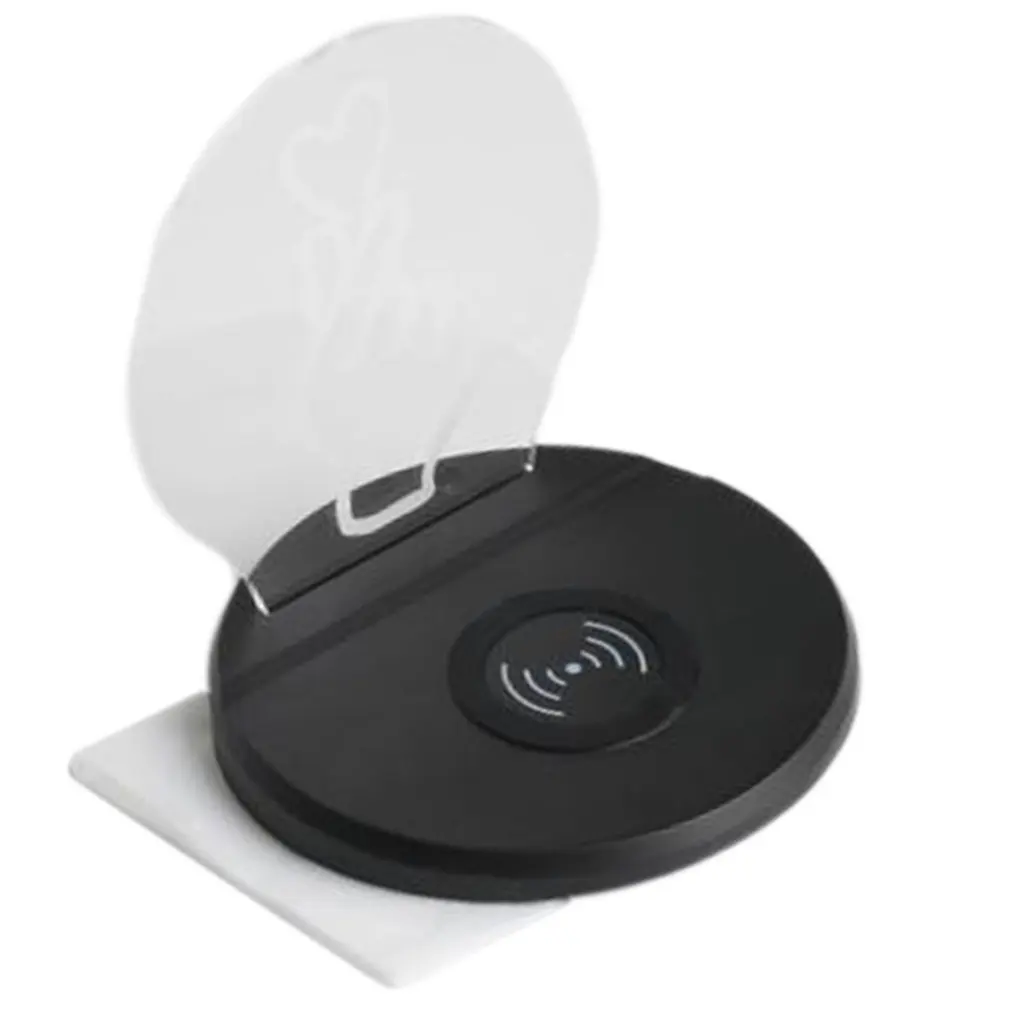 

Wireless Charger With Variety Colorful Lights Three-in-One With Mobile Phone Holder Type-C Interface Charger