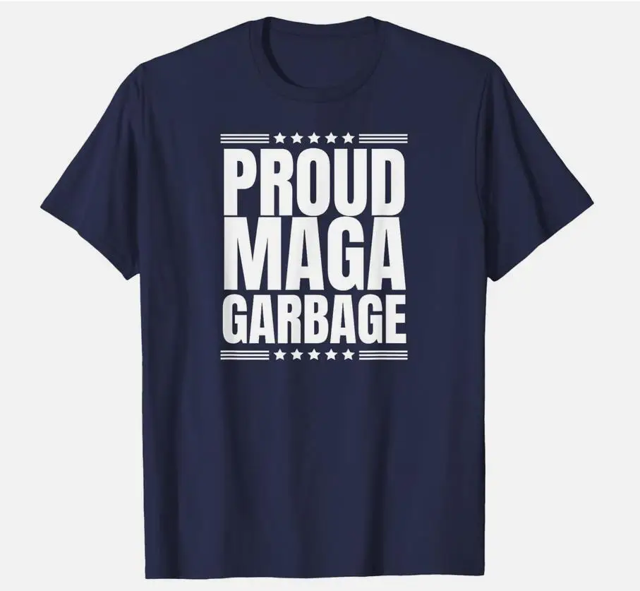 Футболка унисекс Proud MAGA Garbage Trump Supporter с выборами США 2024 года