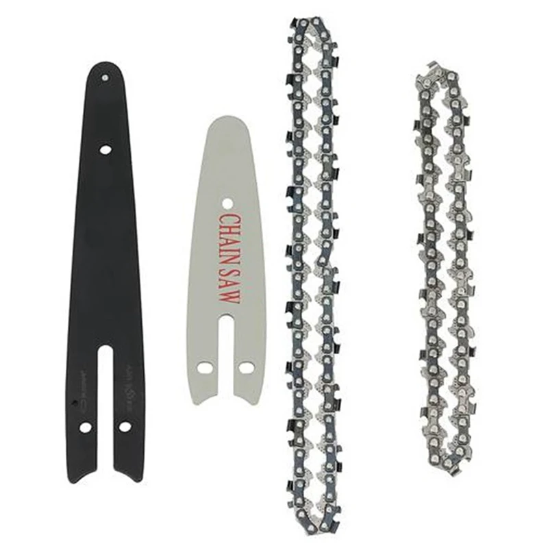 

BEST4/6 Inch Sharp Chain And Guide Rail Set For Mini Saw Special Chain Hardware Tool Saw Chain
