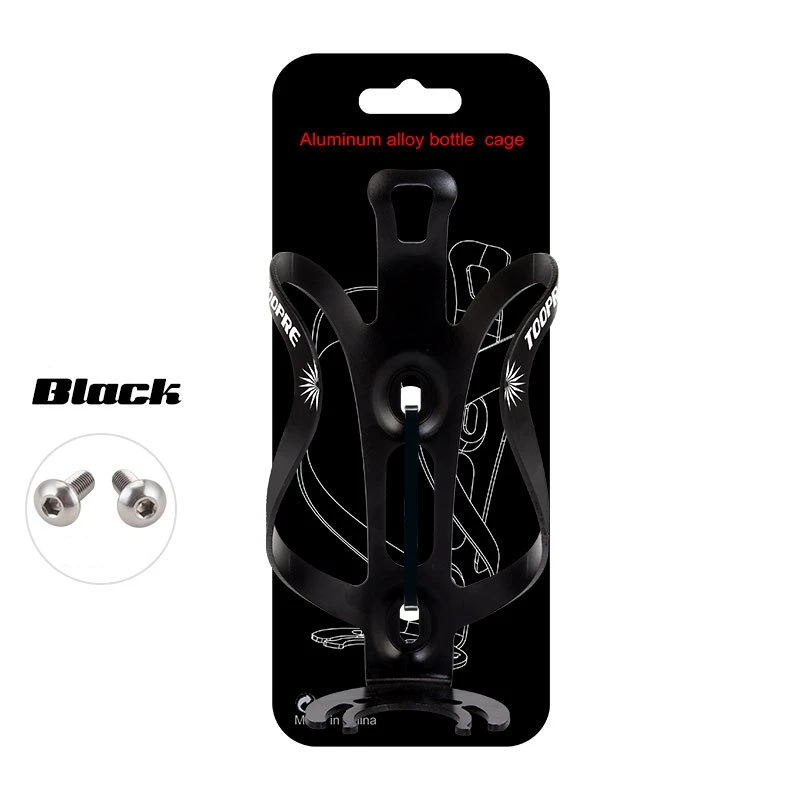 

TOOPRE Mountain Bike Light Black 40g Bottle Holder Iamok Aluminium Alloy Kettle Rack Compatible Bottled Drinks Bicycle Parts
