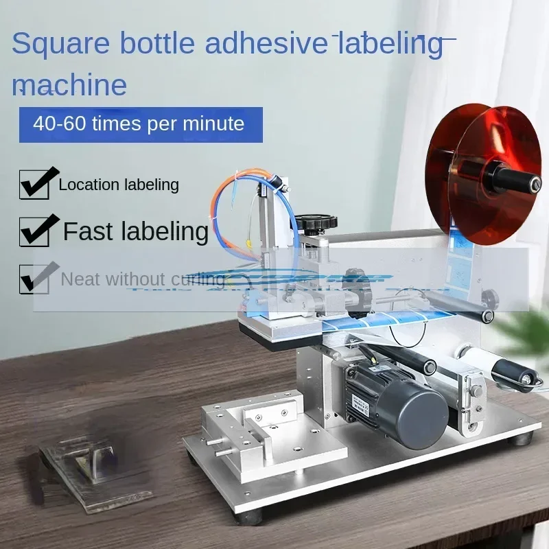 Полуавтоматизатор Etiketteermachine Kleine Rode Wijnfles Zelfkle идея Полуавтоматисштаб Ronde Fles