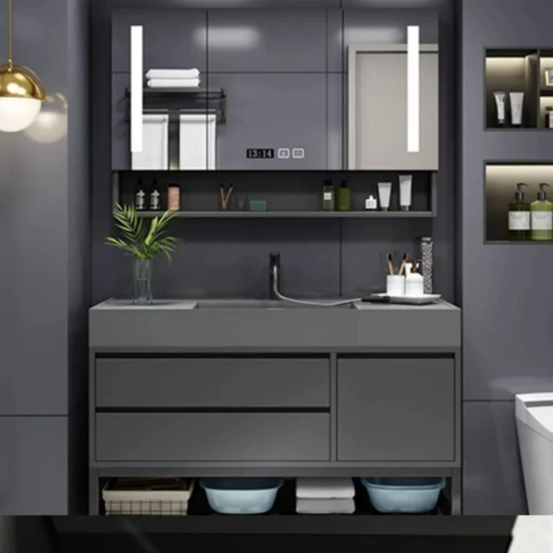 Шкафчик для хранения вещей шкаф ванной комнаты мебель современная полка