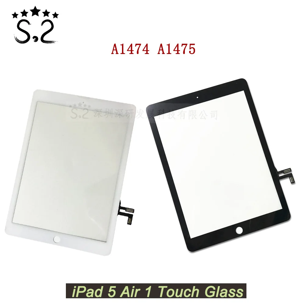 

Сенсорное стекло A1474, A1475, A1476 для iPad Air 1, iPad 5, внешний сенсорный ЖК-экран, дигитайзер, переднее стекло, дисплей, сенсорная панель