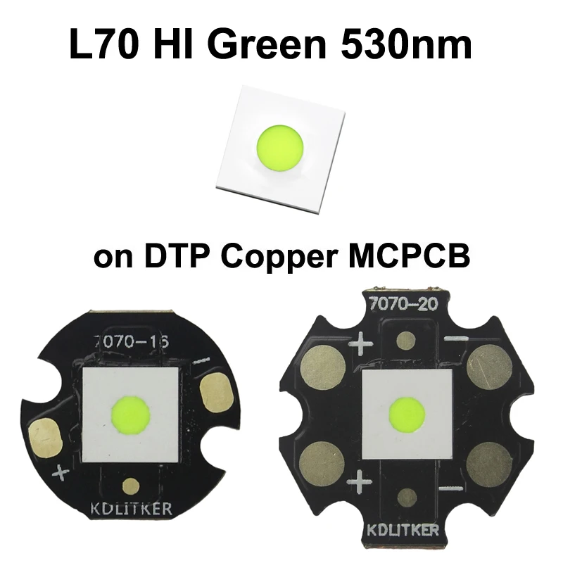 

KDLITKER L70HI-Green зеленый светодиод
