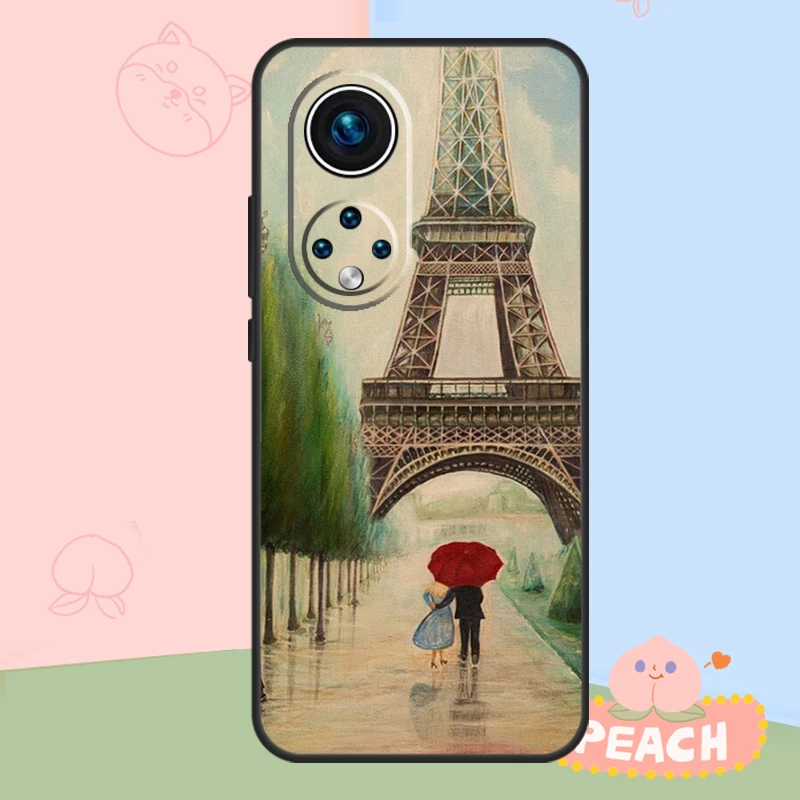Чехол Париж Эйфелева башня для Honor Magic 7 Pro 5 6 Lite 200 50 70 90 X9b X9a X8a X8 X9 X8b X9c Cover