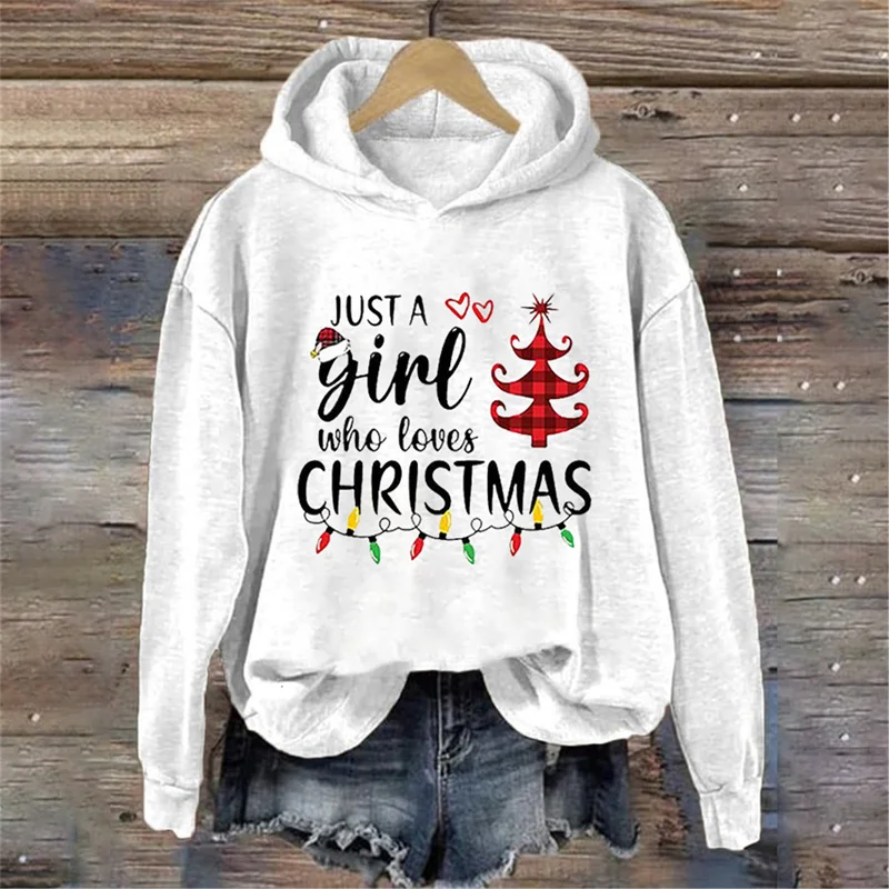 

Women's Christmas tree hoodie sweatshirt 3D digital printing hoodie source manufacturer hot sale