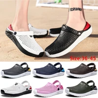 2022 summer new couple sandals birds nest shoes couple hole shoes fashion trend sandals beach sandals beach shoes