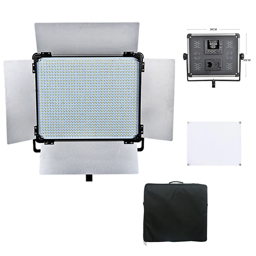 Фото Светодиодный светильник Yidoblo RC LED E-1080II 85 Вт для постоянного освещения, двухцветный, для видеостудий, 3200-5500K, студийное фото- и видеосветодиодное освещение №4