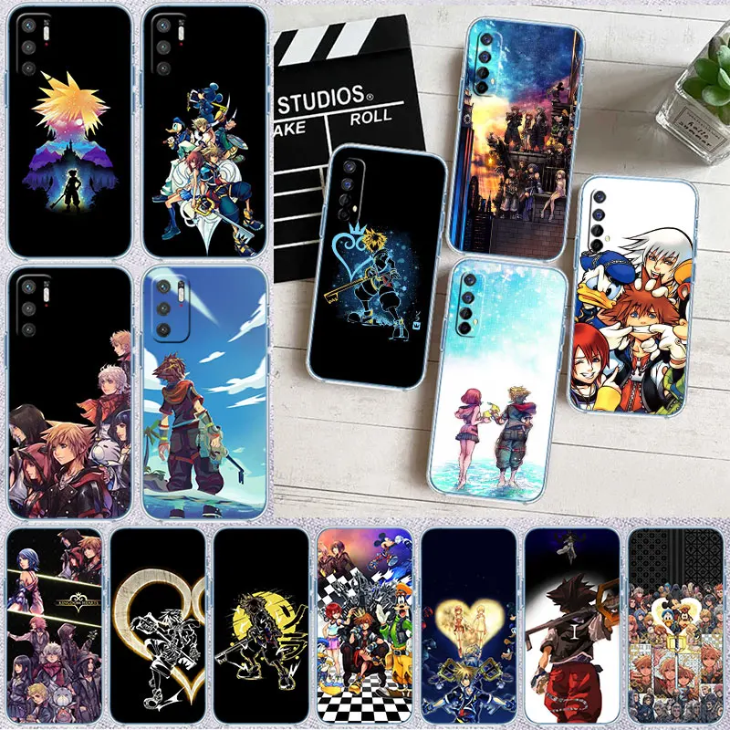Фото Прозрачный чехол для телефона Kingdom Hearts для Samsung Galaxy A04 A04S A14 A23 A34 A54 M23 M33 M52 M53 №3