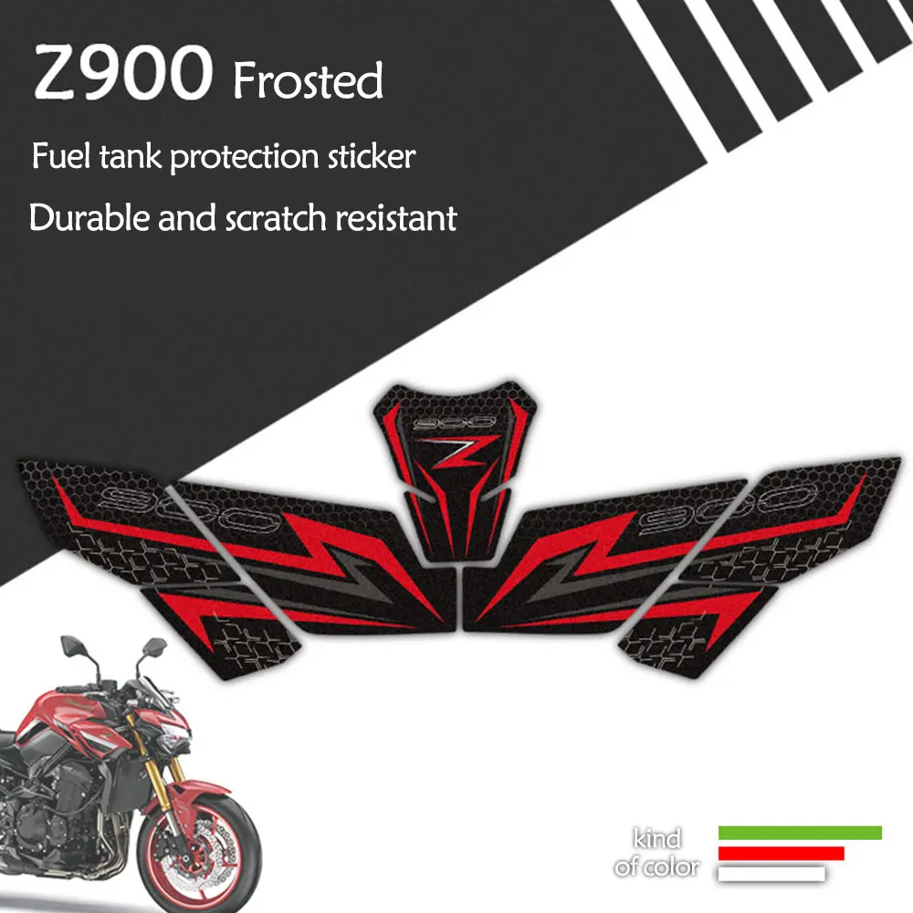 

Z900 3M Frosted Motorcycle Accessories Sticker Decal Kit Fuel Tank Pad Protector Anti slip For Kawasaki z900 Z900SE 2022 50th