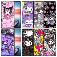 card love cartoon girl sanrio for huawei honor x30 x20 x8 x7 60 50 se pro 10x 10i 10 lite 9a 9c ru 9x 8x 8a black phone case