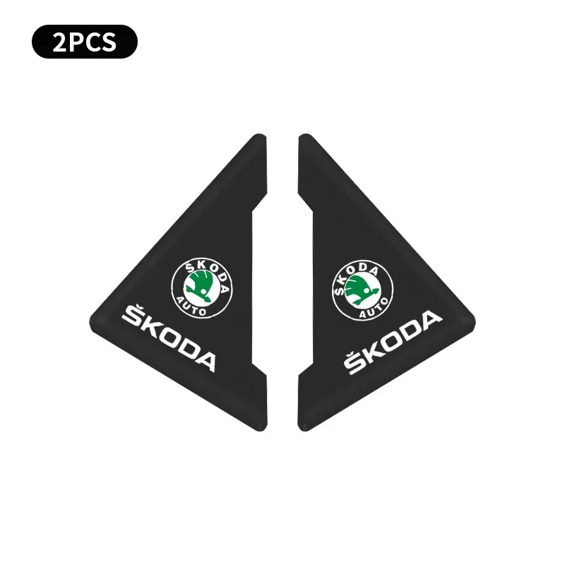 

Авто логотип, защита края двери автомобиля, угловая защита для Skoda Octavia Kodiaq Fabia Superb Rapid Kamiq Karoq Derivati Yeti Enyaq A7