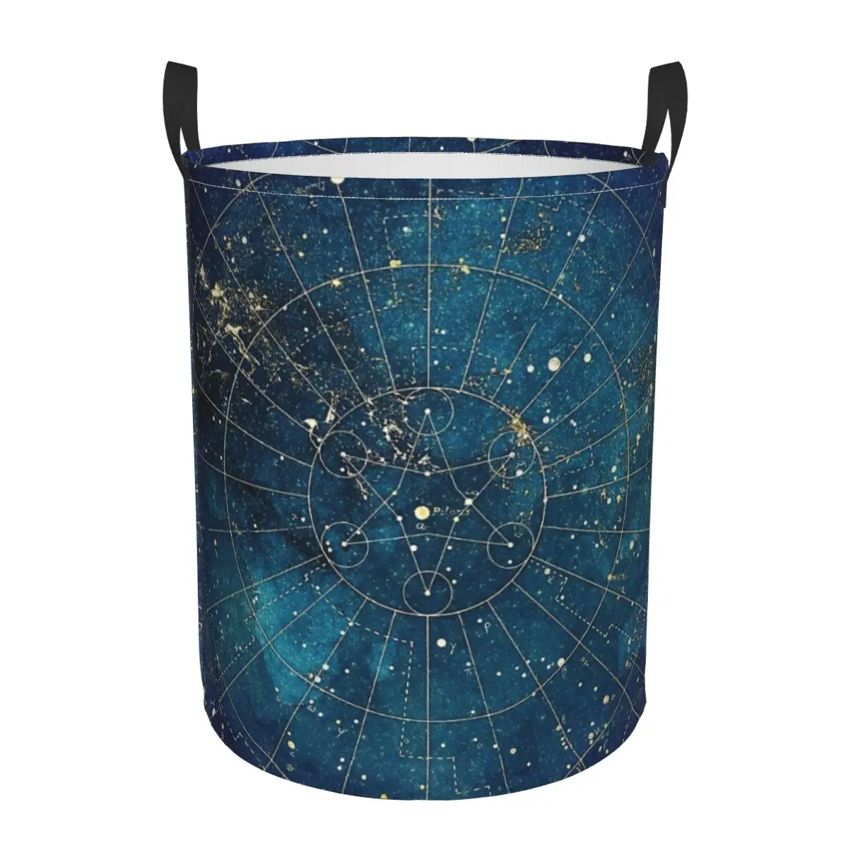 

Star Map City Lights Dirty Laundry Baskets Foldable Large Waterproof Clothes Toys Sundries Storage Basket Waterproof Bucket
