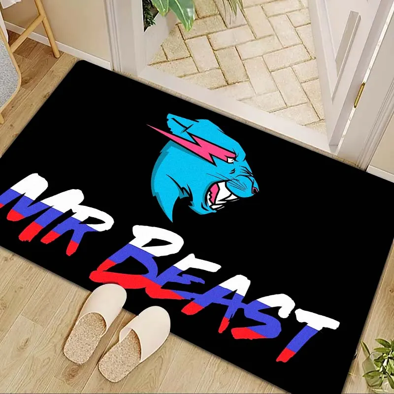 Модный коврик Mr B-Beast с принтом коврики для спальни гостиной Декоративный