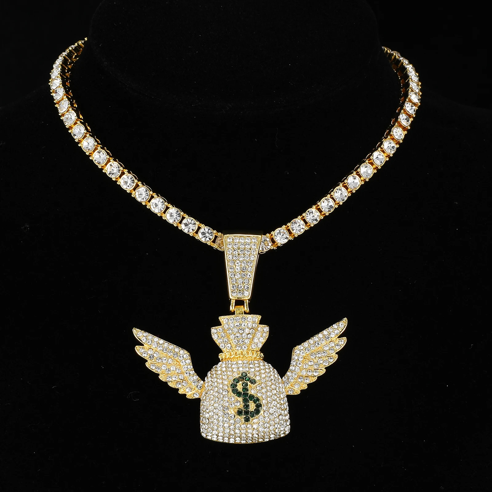 Подвеска D &amp Z с отделением для денег и сумкой в виде крыльев диаметром 13 мм