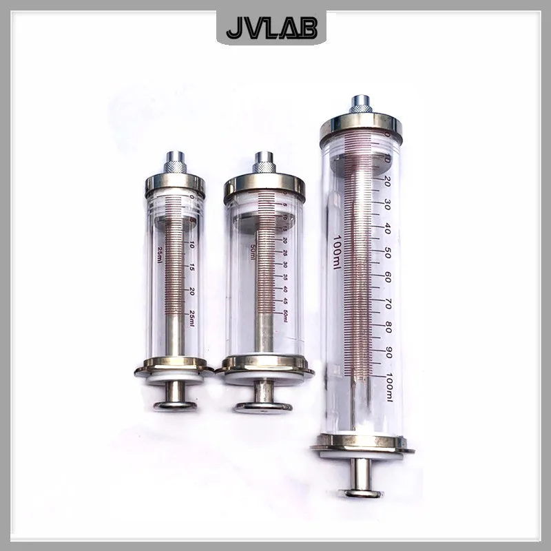 Microsampler Microliter Syringe High Precision Air-tight Micro-injector 10/25/50/100ml PTFE Piston Luer Lock Removable Needle