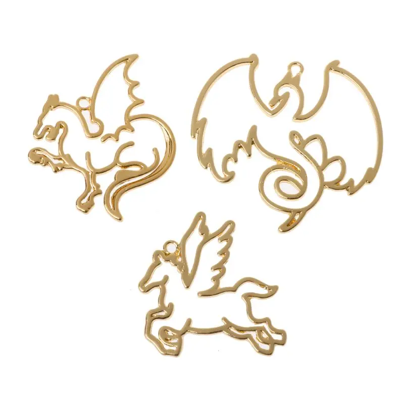 

DIY Dragon Horse Frame Shape Epoxy Silicone Mold Dragon Horse Frame Resin Mold for Children Handmade Art Crafts Tool 40GB