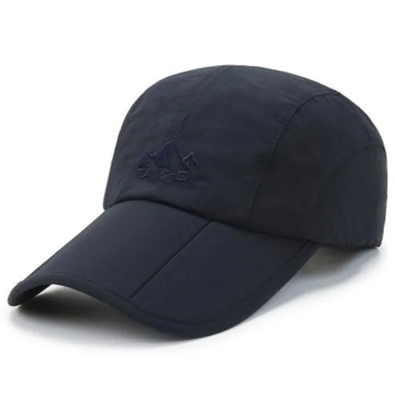 

2022 New Summer Men Women Anti-UV Baseball Caps Foldable Travel Hats Snapback Hat Adjustable Size Couples Fashion Sports Cap