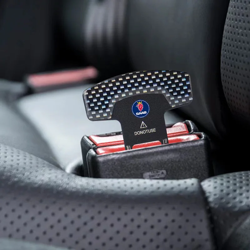 

1/2 шт. Автомобильная Пряжка из углеродного волокна для ремня безопасности зажим для Saab 93 тюнинг 95 9 3 9 5 SAAB 9-3 9-5 900 9000 автомобильные аксессуары