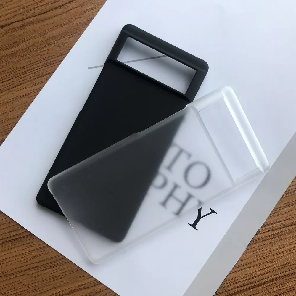 

For Google Pixel 6 Pixel6 Pro 6a Anti-fingerprint Ultra-thin Smooth Matte PC Case Hard Back Protective Cover