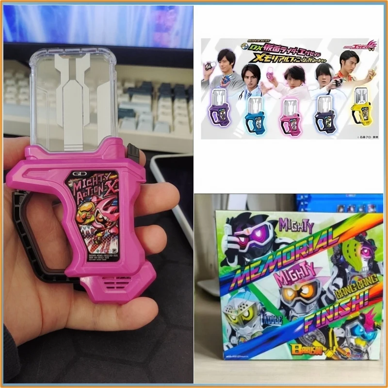 Фото НОВЫЙ Bandai Sb Dx Kamen Rider Ex-Aid Brave Final Memorial Set-5-Person Final Gashat Косплей Опора Игрушка в подарок №1