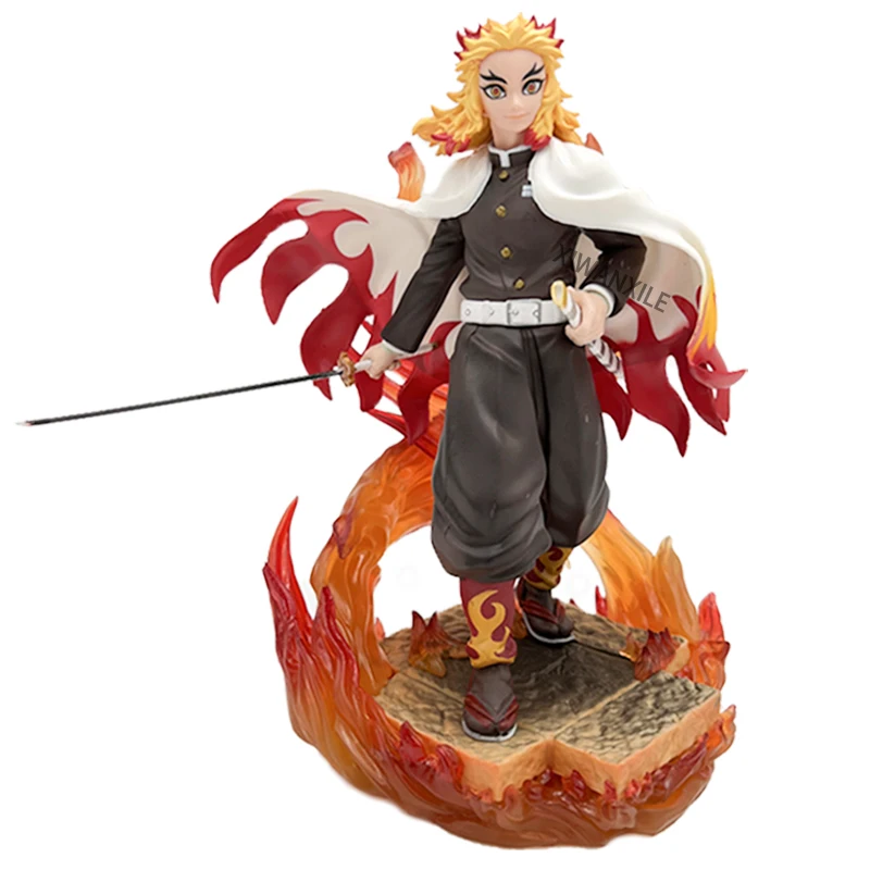 

20cm Demon Slayer Rengoku Kyoujurou Anime Figure Kamado Tanjirou/Agatsuma Zenitsu Action Figure Kimetsu No Yaiba Figurine Toys