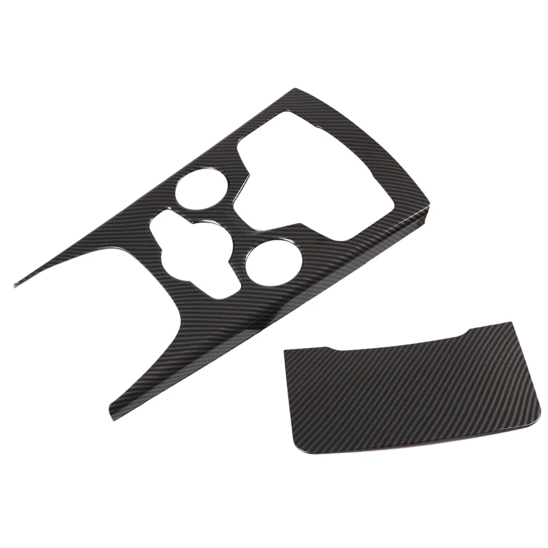 

For Alfa Romeo Stelvio 2020-2021 Carbon Fiber Gear Panel Cover Trim Covers Auto Accessories