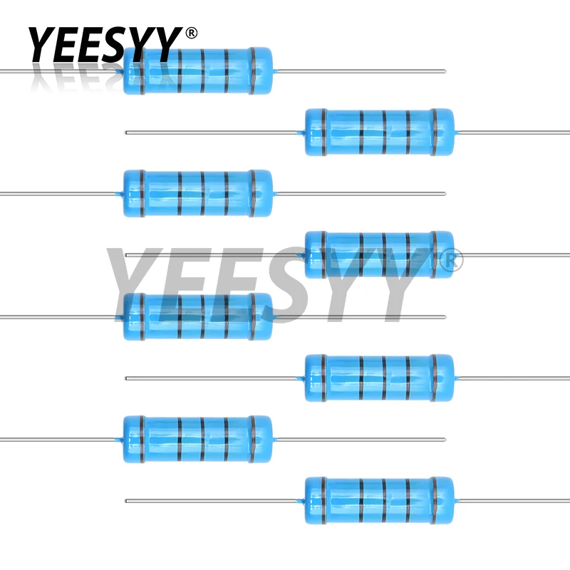 10 шт. 5 Вт 1% металлопленочный резистор 0 1R~10M 47R 100R 220R 330R 1R 2R 1K 1 5K 2 2K 3 3K 9K 4 7K 10K 22K 47K 100K