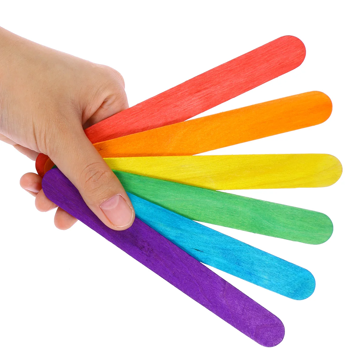 150 шт. палочки для мороженого этикетки с растениями цветные деревянные маленькие