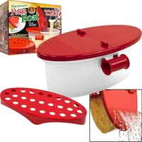 perfect pasta cooker heat resistant pp boat microwave steamer boat strainer pasta microwave kitchen tools spaghetti bowl 1pc