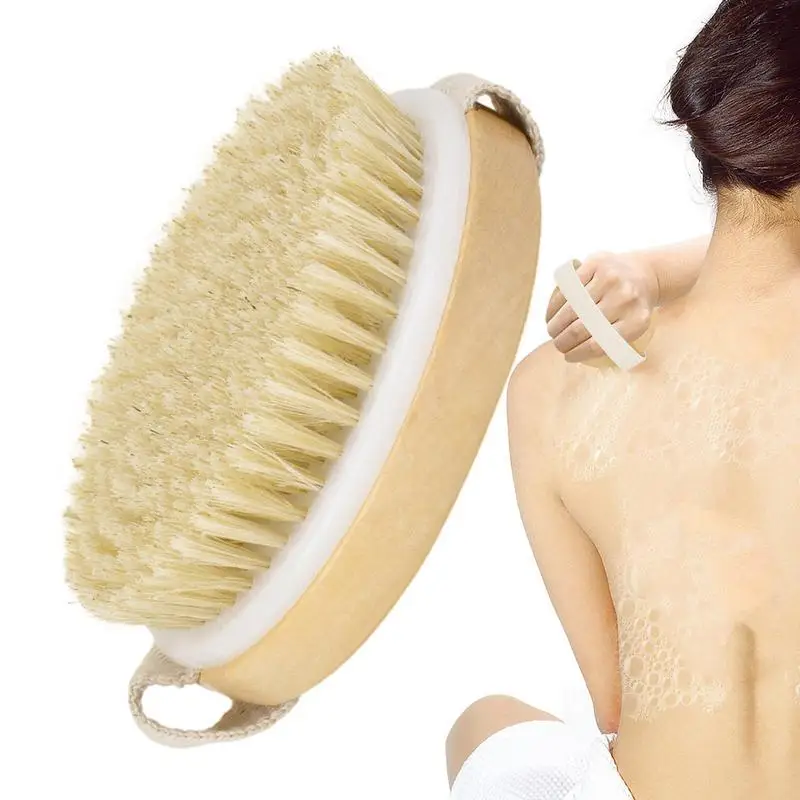 

Body Scrub Brush Body Exfoliator Brush Body Scrubber Body Scrubber Bath Skincare With Natural Bristle To Remove Dirt Massage Bod