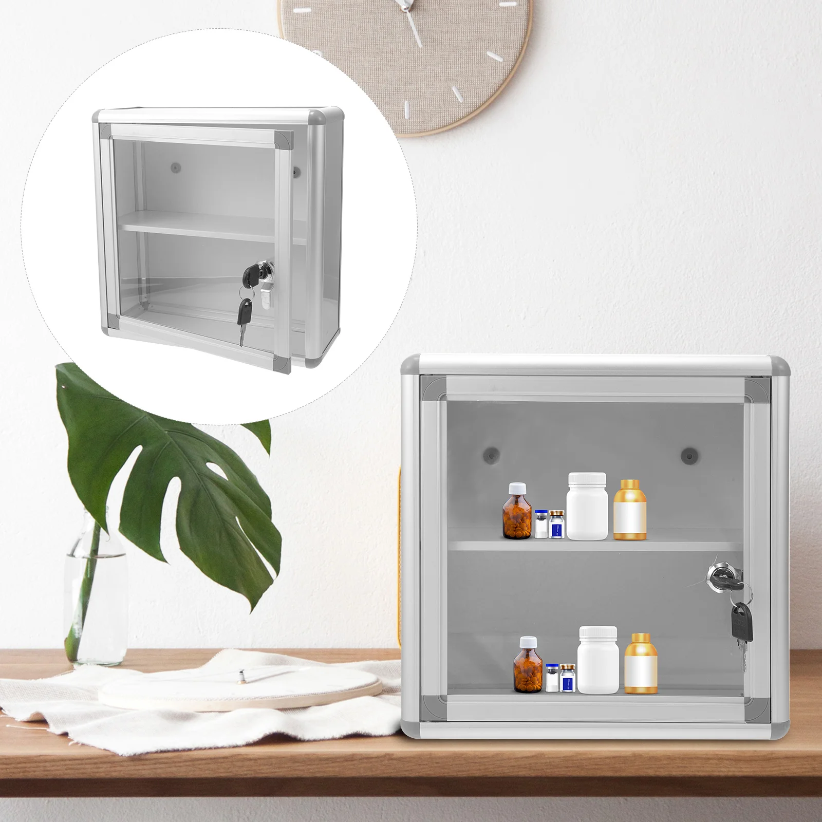 Аптечка первой помощи на аптечке с настенным замком небольшой общественный