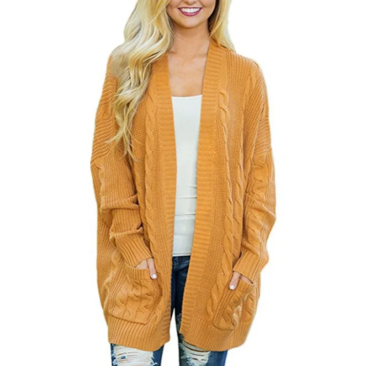 

Spring Yellow Bat Sleeve Large Size Long Knitted Top Ladies Cardigan Sweater Women Oversized xxxl Streetwear Loose Knitwear