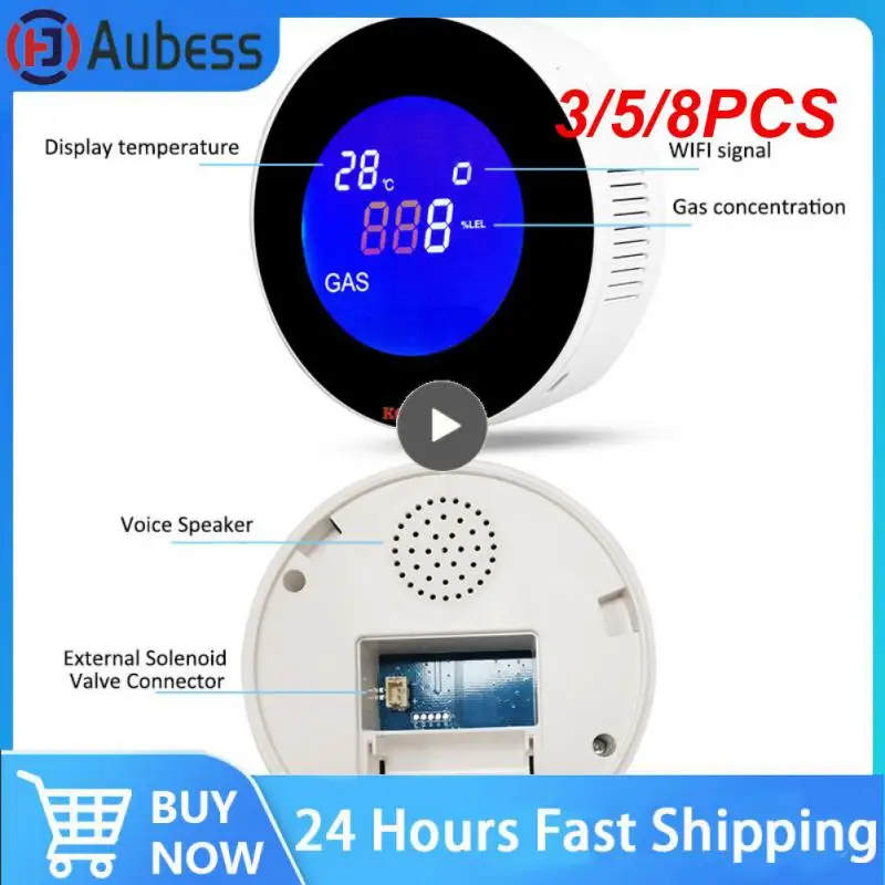 

3/5/8 шт., беспроводной датчик утечки газа с приложением