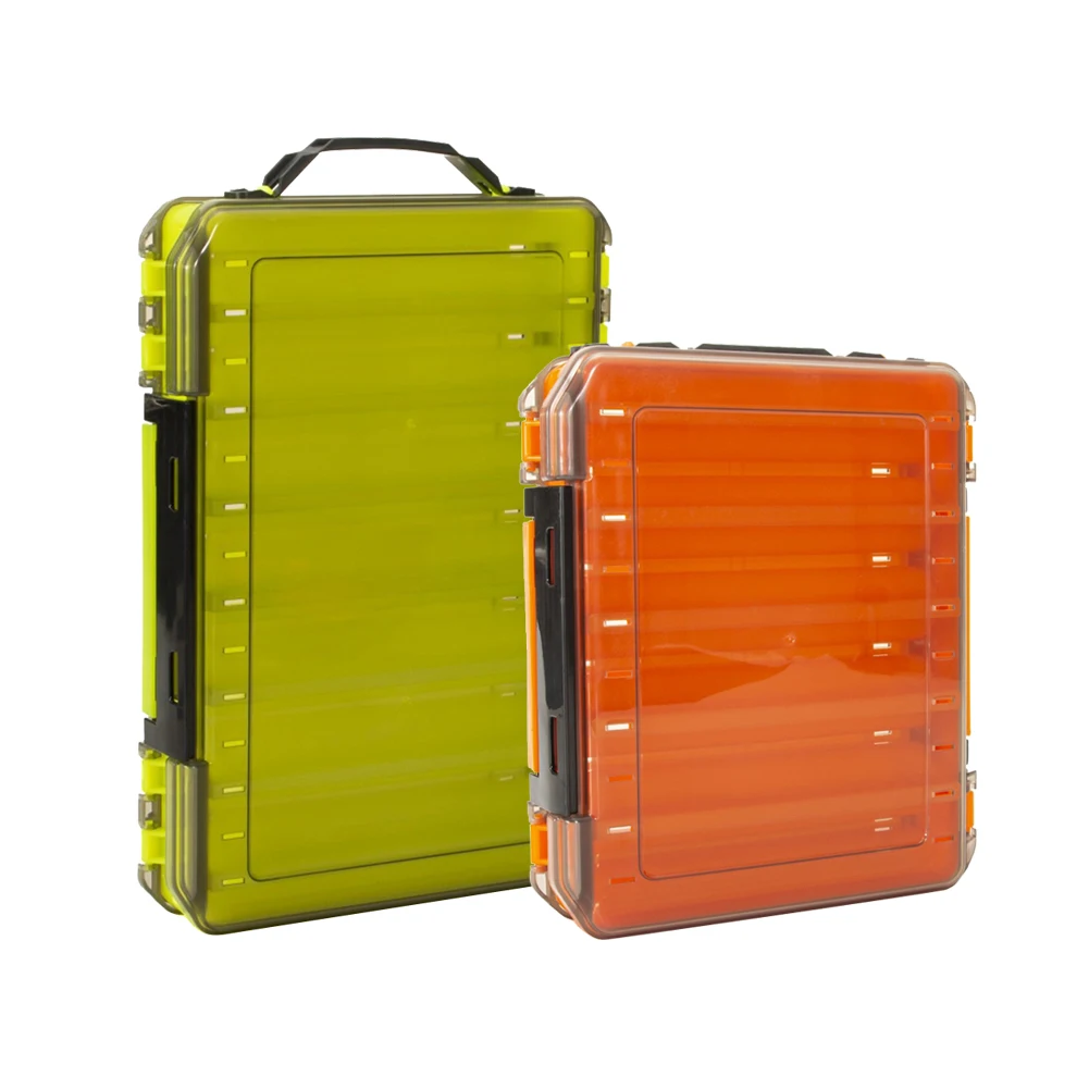 

1x Double Sided Fishing Lure Storage Box Compartment Organizer Box Wood Shrimp Box Double-sided Wooden Shrimp Storage Case