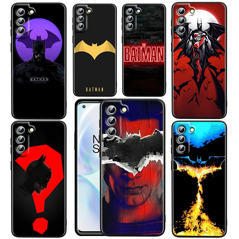 

DC Fashion Batman Cool Black Soft Phone Case For Samsung Galaxy S22 S21 S20 FE Ultra Plus S10 S9 S8 5G Silicone Cover Shell Capa