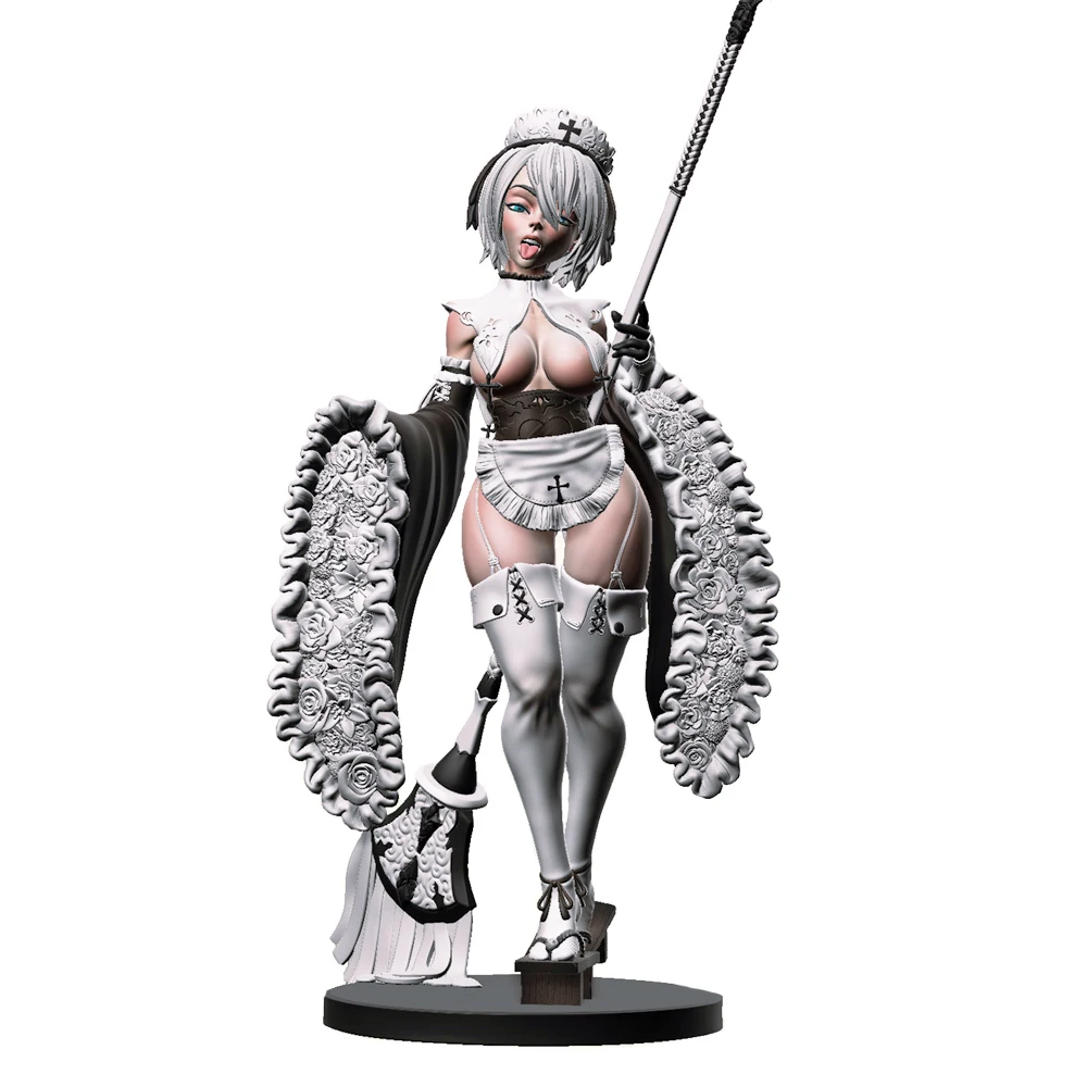 

Горничная 2B 75 мм фотоэлемент масштаб 1/24 МОДЕЛИ НЕОКРАШЕННЫЕ наборы Diy игрушки хобби пластиковая модель