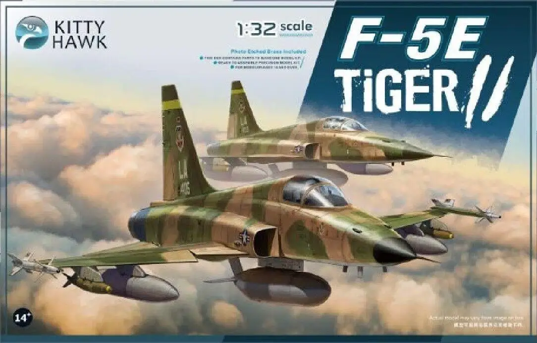 

Kitty Hawk 32018 1/32 F-5E Tiger II New Assembly model kit