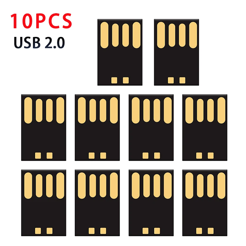 U&H USB Chip 2.0 Short Board Flash Disk 10PCS Pendrive Free Shipping Items Pen Drive Wiith 4GB/8GB/16GB/32GB/64GB/128GB/265GB