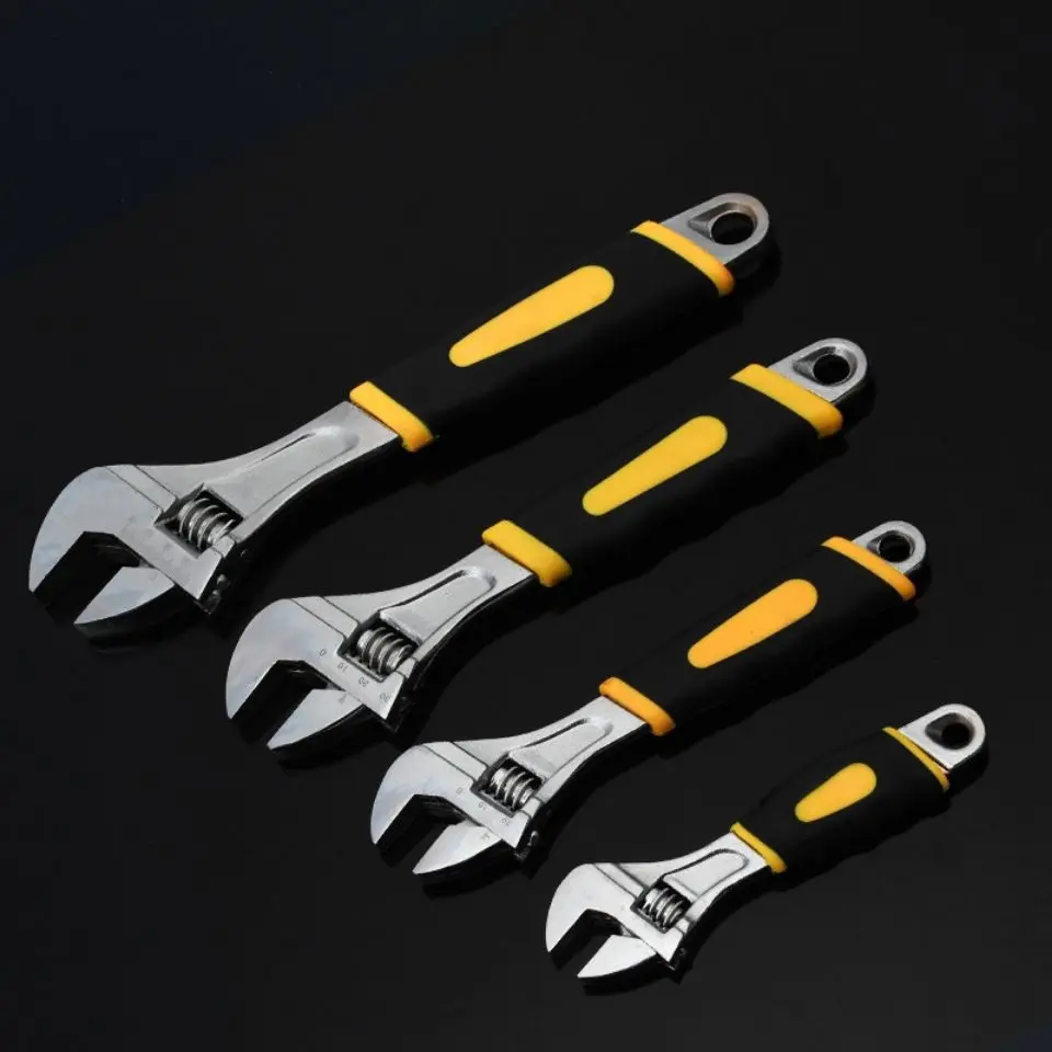 

6-12inch Multifunction Adjustable Wrench Stainless Steel Universal Spanner Mini Nut Key Hand Tools