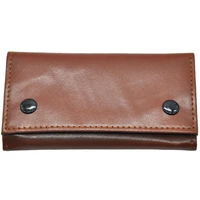handcrafted leather tobacco pouch with zip bag