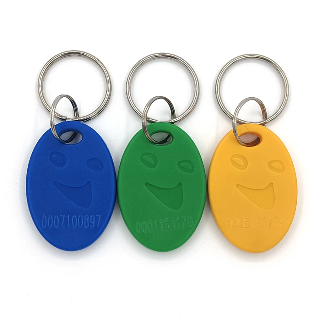 

10pcs/Lot ID 125Khz EM4100 TK4100 Read Only RFID Proximity Tag Key Fob Token Ring Attendance Management Waterproof Keyfobs
